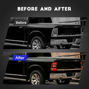 Pour Dodge Ram 2009-2018, feux de jour à LED, feux antibrouillard étanches, ensemble de feux arrière de voiture, kit carrosserie - Product Image 4