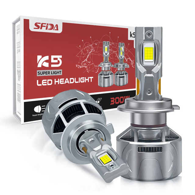 120W High Power Dual Copper Tube Zinc Alloy LED Car Headlight Bulb | High Brightness LED Headlight H4 H7 9005 9006
