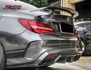 PAKTECHZ estilo fibra de carbono parachoques trasero difusor para 2013-2018 MERCEDES BENZ <span class=keywords><strong>CLA</strong></span>-CLASS W117 CLA220 250 260 CLA45 <span class=keywords><strong>AMG</strong></span> - Product Image 2