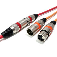 Cable de Audio XLR de 3 Pines Macho-Hembra de Longitud Personalizada con Blindaje Trenzado para Micrófono de Cine en Casa y Mezclador (Opciones de 1m-50m)