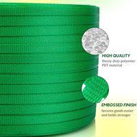 Bande de cerclage en polyester Shengyang Pack Green Heavy Duty pour emballage, bande de cerclage en plastique pour boîtes et palettes