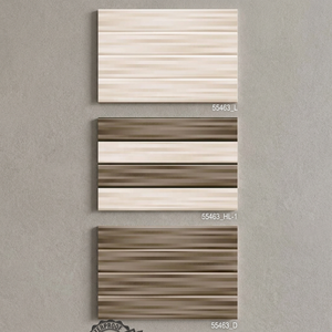 Azulejo de cerámica de pared negro de lujo con dorado Retro 300x450 textura infinita mate brillante Hotel decorativo porcelana paredes azulejos - Product Image 2