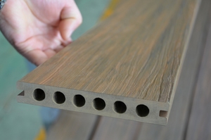 Waterproof Anti-slip Wood Plastic Composite Exterior Co-extrusion Decking Flooring Eco-Friendly Fireproof - Product Image 5