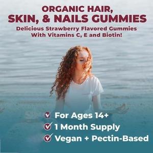 OEM Biotin Gummies für die Haar haut Nagel pflege Schönheits produkte Vitamine für das Haar wachstum Nagel gesundheit Verbessern Sie die Immunität Gesundheits wesen - Product Image 5