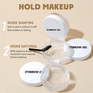 Custom Eyebrow Lamination Eye Brow <span class=keywords><strong>Gel</strong></span> Mascara Custom Impermeable Larga duración Clear Styling Freeze Wax Vegan Brow <span class=keywords><strong>Gel</strong></span> para cejas - Product Image 4