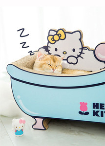 Vente complète baignoire planche à gratter pour chat nid de chat meulage griffe résistant ondulé chat jouets pour animaux de compagnie - Product Image 2