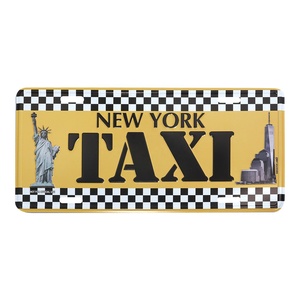 OEM fábrica personalidad decorativa Bahamas matrícula diseño retro bicicleta metal pdlc matrícula - Product Image 1