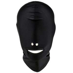 フェティッシュセクシージッパーオープンマウスヘッドギアフードヘッドハーネスボンデージ拘束大人のSmコスチュームセックスゲームおもちゃ女性男性カップル - Product Image 4