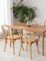 Chaise de salle à manger Thonet en bois empilable pour l'extérieur, idéale pour les villas et les parcs, design moderne, durable, pour restaurant, mariage, banquet