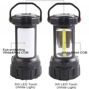 LED Camping Lantern USB Rechargeable Portable Light With <b>Touch</b> <b>Switch</b> For Outdoor Use - Product Image 4