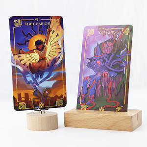 Tarjetas <span class=keywords><strong>de</strong></span> oráculo personalizadas, semilla <span class=keywords><strong>de</strong></span> estrella, 350 Gsm, Impresión <span class=keywords><strong>de</strong></span> Tarot, Ángel Jumbo - Product Image 6