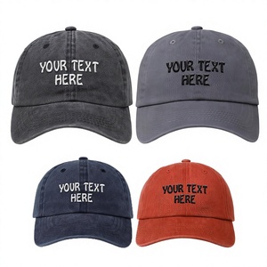 Soft Washed Baseball <b>Cap</b> Custom <b>Hat</b> Personalized Text Dad <b>Hats</b> for Men Women Adjustable Cotton Outdoor Sports <b>Cap</b> Custom Logo - Product Image 1