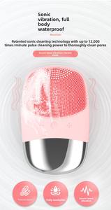 <span class=keywords><strong>Cepillo</strong></span> de Limpieza <span class=keywords><strong>Facial</strong></span> de Silicona Portátil con Tecnología de Vibración Sónica para Uso en SPA y Hogar, Herramienta de Belleza y Masaje, Recargable por USB - Product Image 2