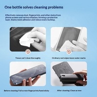 Barre de nettoyage antibactérienne pour écran d'ordinateur portable, téléphone portable, moniteur d'ordinateur et éliminateur de cendres