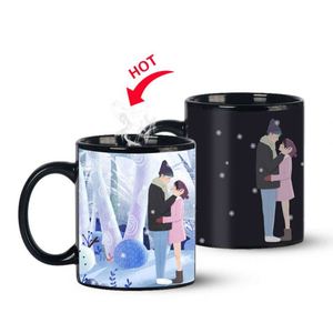 Mug à café en céramique blanc personnalisé avec logo, 11 oz et 15 oz, pour sublimation, idéal pour Noël - Product Image 1