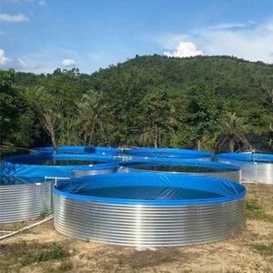 Bể cá bằng thép mạ kẽm PVC - Bể cá Koi di động ngoài trời, bền chắc, chống rò rỉ, dễ lắp ráp cho sân sau - Product Image 2