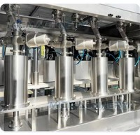 Machine de remplissage automatique à 4 têtes de haute précision pour le shampooing et le détergent
