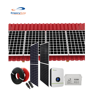 Kit complet de système solaire hors réseau 5KW avec contrôleur MPPT CE pour système d'énergie solaire domestique, batterie lithium-ion EPR-5KW-OFF Sola - Product Image 4