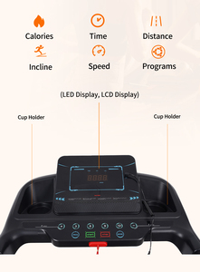 EU First Fitness Foldable 3-Level Incline 1-12 KM/H Speed LED Display Metal Frame Low Impact Home Gym - Product Image 3