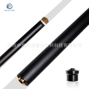 Taco de Billar de Fibra de Carbono Curado, Punta Profesional de Snooker de 12.4mm, Duradero para Uso en Deportes de Interior - Product Image 1