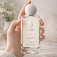 Flacon de parfum vide en verre de luxe 1/1,3/3,3 OZ avec bouchon à bille |   Flacon vaporisateur d'eau de parfum personnalisé de 30 ml et 50 ml pour femmes et filles