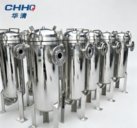 Boîtier de filtre multi-cartouches de précision en acier inoxydable résistant aux hautes températures, avec noyau d'engrenage, garantie 1 an pour la filtration chimique
