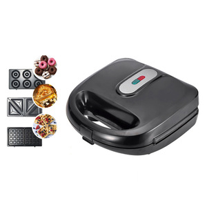 Three In One Breakfast Maker With Non Stick Coating For Sandwich <b>Waffle</b> Donut Making Electric Toaster 220V 110V Compatible - Product Image 3