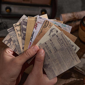Hojas de papel Retro Para álbum de recortes, papel decorativo clásico para álbum de recortes, Kit estético, 100 hojas - Product Image 3