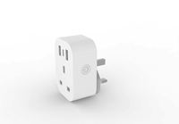 Prise intelligente avec télécommande Wi-Fi, 2 ports USB-A et 1 port USB-C, 13A, IP20, prise UK