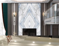 Panneau mural en PVC marbré moderne, alternatives 2 mm et 3 mm, panneau UV imperméable, feuille de PVC intérieure