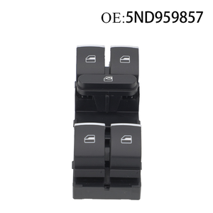 <span class=keywords><strong>Precio</strong></span> de Fábrica 5ND959857 Apto para el Interruptor de Elevalunas Eléctrico y el Elevador de Ventanas del Volkswagen Tiguan <span class=keywords><strong>Golf</strong></span> de 2006 a 2014 - Product Image 1