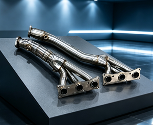 Collecteur d'échappement en acier inoxydable haute performance sans catalyseur pour BMW Z4 N52 2.5 3.0 2009-2016 - Product Image 1