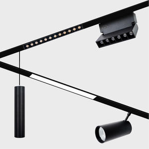 Morden Style 5mm <span class=keywords><strong>Rail</strong></span> Aluminium PC Intérieur Home Office Spotlight COB Magnétique Led Track Light - Product Image 2