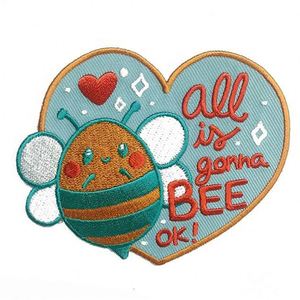 Custom Laser Cut Woven Patch Sew in Patches Heat <b>Press</b> Embroidered Pig Patches - Product Image 4