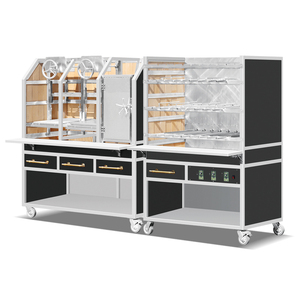 Parrilla Grande Combinada para Exteriores, Barbacoa Comercial <span class=keywords><strong>Argentina</strong></span>, Horno de Leña, Asador de Carbón para Restaurante - Product Image 1