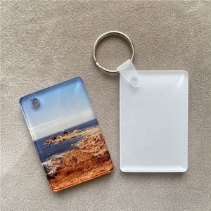 <span class=keywords><strong>Porte</strong></span>-<span class=keywords><strong>clés</strong></span> photo numérique en acrylique durable MDFSUB, impression par transfert thermique unilatérale, pendentif vierge personnalisable, étanche - Product Image 2