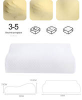 Oreiller en mousse à mémoire de forme orthopédique pour repos cervical et cervical avec logo personnalisé
