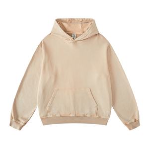 Sweat-shirt à capuche personnalisé, style ample, épais, chaud, coupe-vent, taille américaine, 420G, effet vintage, haute qualité, tendance - Product Image 2