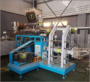 Máquina de alimentos para mascotas de segunda mano para perros y gatos, línea de fabricación de piensos para peces - Product Image 5