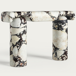 Tavolo Console in Marmo Rosso Levanto Naturale KUMUSI - Product Image 4