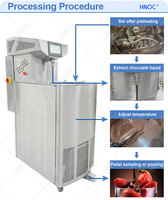 Machine à chocolat électrique automatique de table pour la fusion, le tempérage et la distribution de chocolat