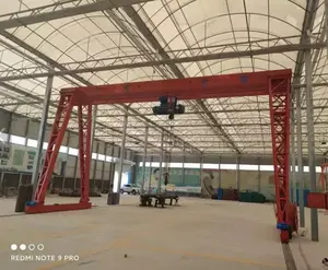 Grúa aérea Glasino 22x18m 5 ton con polipasto eléctrico