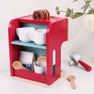 Juego de Juguetes de Cocina para Niños, Cafetera de Madera de Alta Calidad y Ecológica, para Jugar y Aprender - Product Image 5