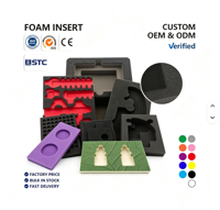 Inserts de protection en mousse de polyuréthane et EVA écologiques, antichoc, pour emballage diversifié, vente en gros