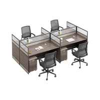 Combinaison bureau et chaise à écran, poste de travail service client, bureau minimaliste, enseignant, comptable, commis