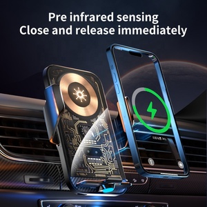 Support de charge sans fil pour voiture Pince à <span class=keywords><strong>induction</strong></span> pour téléphone <span class=keywords><strong>portable</strong></span> Support de charge magnétique universel <span class=keywords><strong>portable</strong></span> - Product Image 4