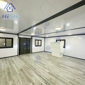 บ้านสำเร็จรูปทรงสี่เหลี่ยมผืนผ้า HeSHi โมเดิร์น คอนเทนเนอร์เฮาส์ บ้านเคลื่อนที่ ขนาด 20 ฟุต 40 ฟุต ดีไซน์แบบขยายได้ - Product Image 3