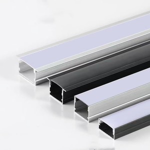 MEIJIA 공장 도매 <span class=keywords><strong>t</strong></span> 슬롯 led 채널 디퓨저 열 방출 매입형 사용자 정의 장착 알루미늄 led 프로파일 블랙 - Product Image 1