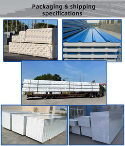 <span class=keywords><strong>Isolation</strong></span> Thermique Haute Efficacité Villa Moderne Panneaux Sandwich en Acier Coloré avec Noyau en Mousse EPS PU Écologique pour Murs et Toits Extérieurs Hôtel - Product Image 4