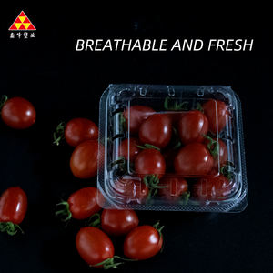 Plats à emporter Rectangle clair 12 pouces avec couvercles Transparent emballage alimentaire Blister utiliser des plateaux en <span class=keywords><strong>PET</strong></span> plateaux alimentaires - Product Image 3